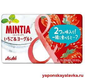 Драже Mintia вкус клубники Asahi
