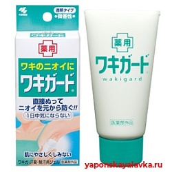 Гель антиперспирант для области подмышек KOBAYASHI Wakigard Deodorant Gel 50 г